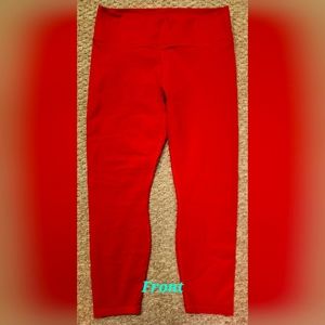 XL Define PowerHold® High-Waisted 7/8 Legging - Red